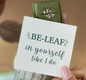 Be-leaf in Yourself Ring