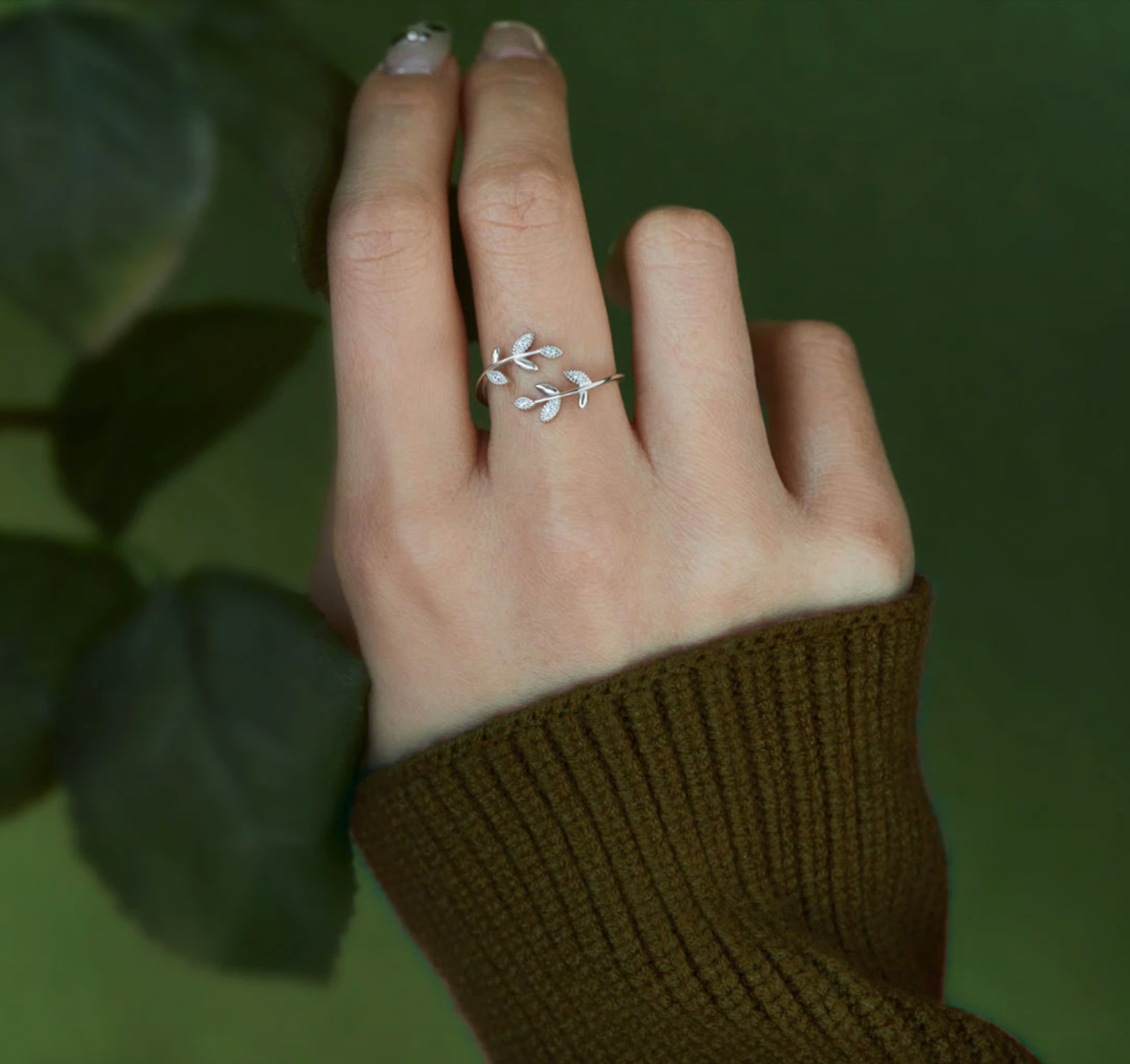 Be-leaf in Yourself Ring